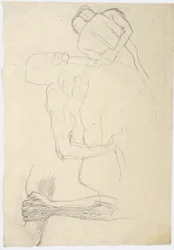 Zwei Ringerpaare (Detail)